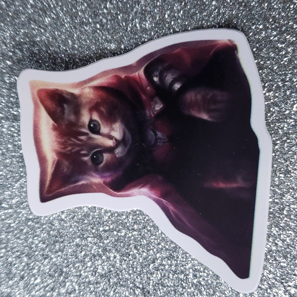 MARVEL Cat Dr Strange Sticker waterproof Kitten